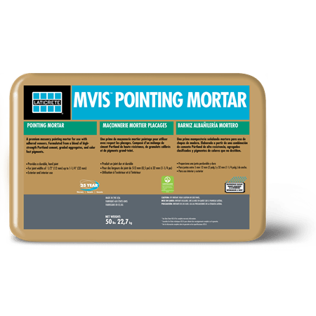 Laticrete - MVIS Mortier de jointoiement blanc vif 50 lb