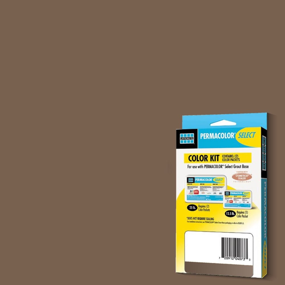Laticrete - Permacolor Select Kit de couleur pour coulis #43 Chocolate Truffle 0.5 lb