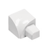 Laticrete - RO3 Coin intérieur pour moulure à céramique arrondi 90° en acier inoxydable Blanc brilliant - 3/8" (10 mm)