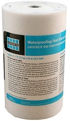 Laticrete - Rouleau de tissu de renforcement pour membrane d'étanchéité liquide Laticrete 9235 - 6" x 75' (37.5 pi²)