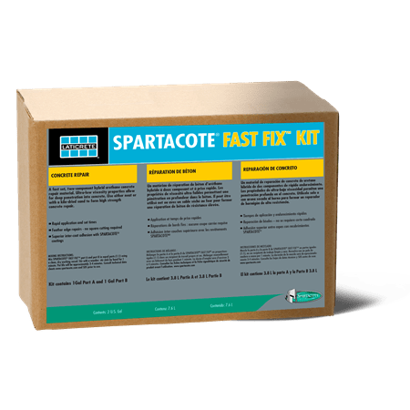 Laticrete - Spartacote Fast Fix Low Odor Kit de réparation de béton 2 gal