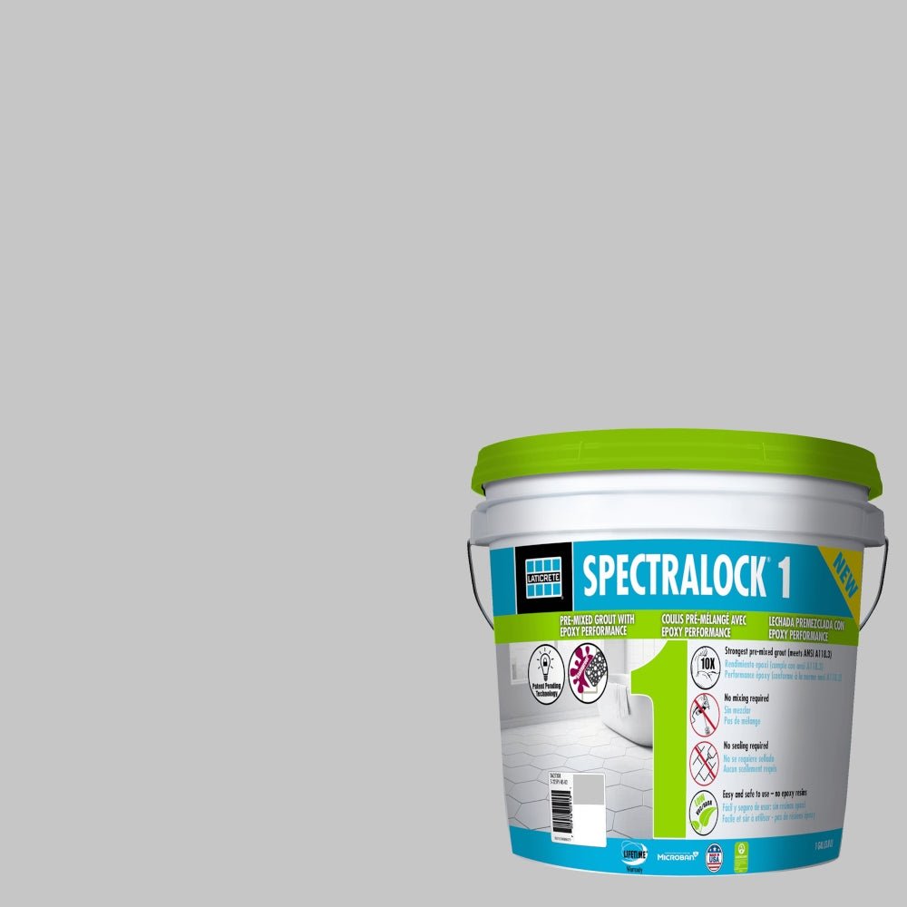 Laticrete - Spectralock One Coulis pré-mélangé #89 Smoke Grey 1 gal
