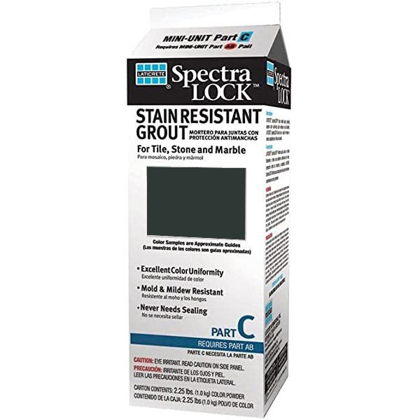 Laticrete - Spectralock Pro Premium Coulis Partie C Poudre colorée #22 Midnight Black 2 lb