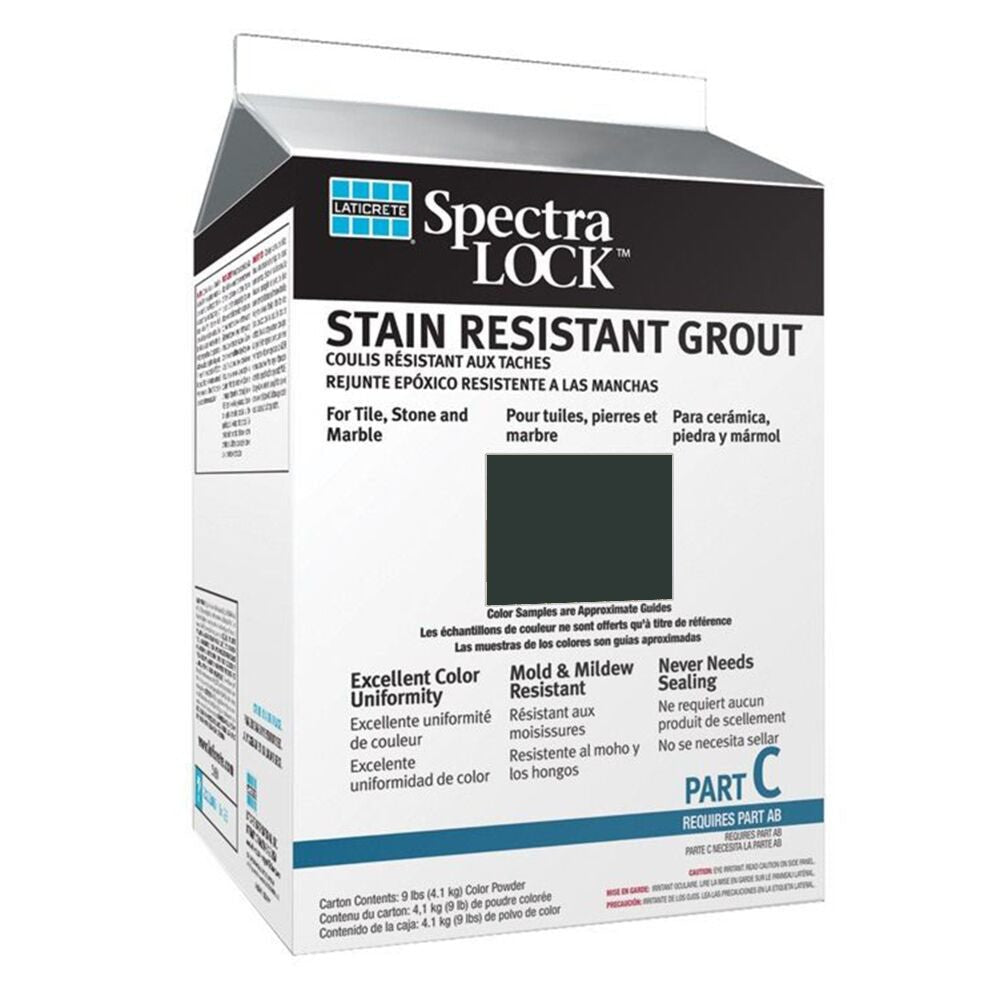 Laticrete - Spectralock Pro Premium Coulis Partie C Poudre colorée #22 Midnight Black 9 lb