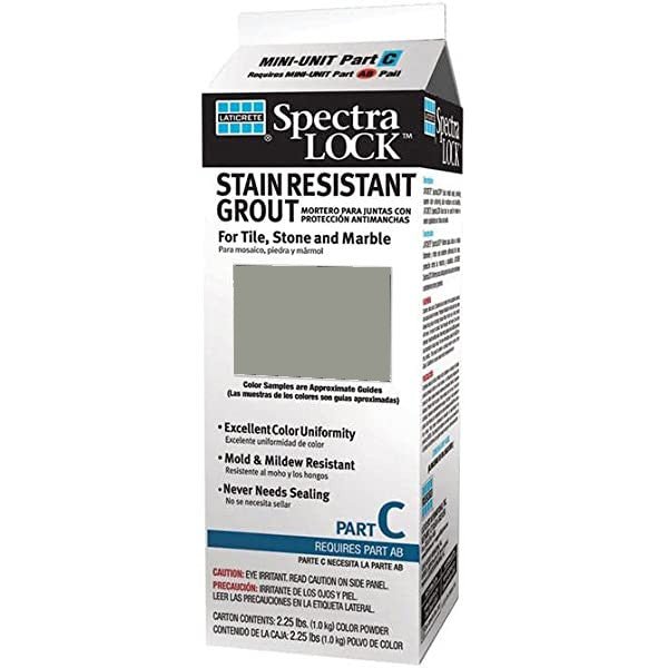 Laticrete - Spectralock Pro Premium Coulis Partie C Poudre colorée #24 Natural Grey 2 lb