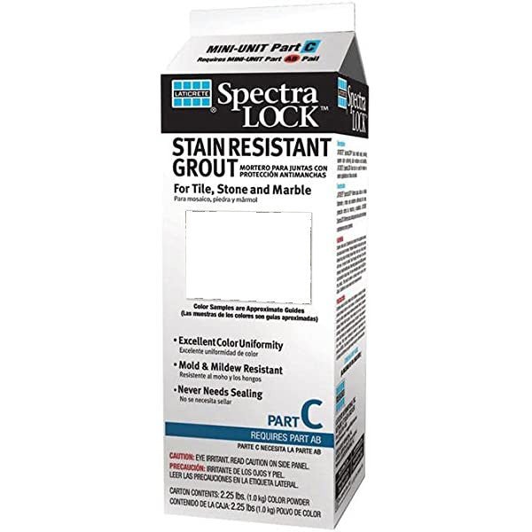 Laticrete - Spectralock Pro Premium Coulis Partie C Poudre colorée #44 Bright White 2 lb