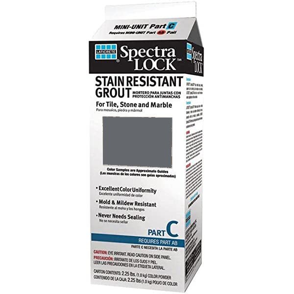 Laticrete - Spectralock Pro Premium Coulis Partie C Poudre colorée #60 Dusty Grey 2 lb