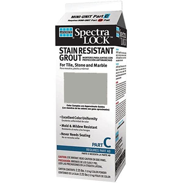 Laticrete - Spectralock Pro Premium Coulis Partie C Poudre colorée #78 Sterling Silver 2 lb