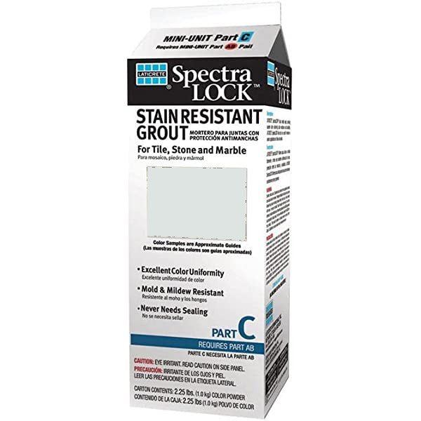 Laticrete - Spectralock Pro Premium Coulis Partie C Poudre colorée #88 Silver Shadow 2 lb