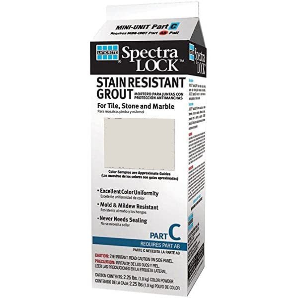 Laticrete - Spectralock Pro Premium Coulis Partie C Poudre colorée #90 Light Pewter 2 lb