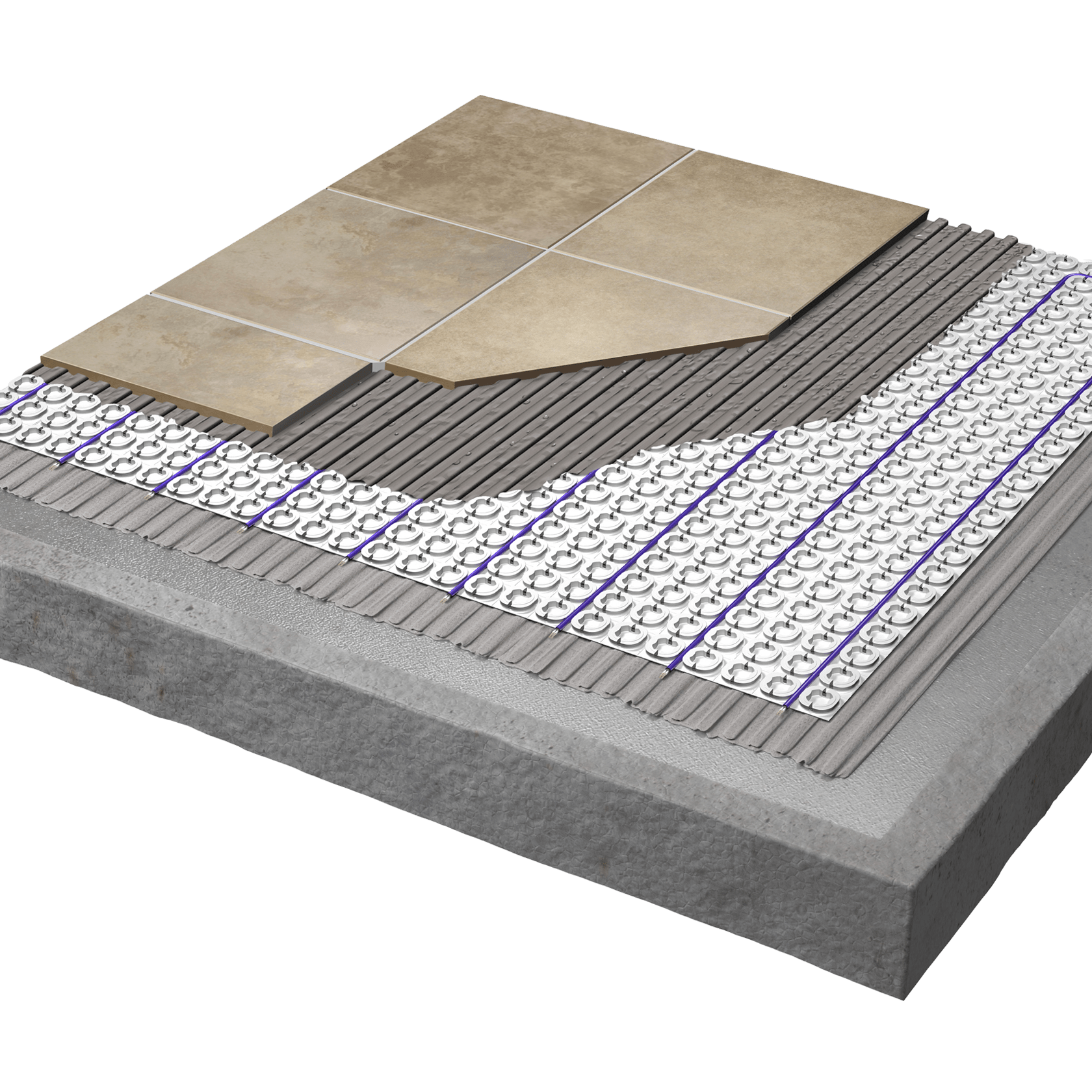 Laticrete - Strata Heat Membrane de désolidarisation 31" x 39" (8.6 pi²) || 0179-1082-H - Ceramed