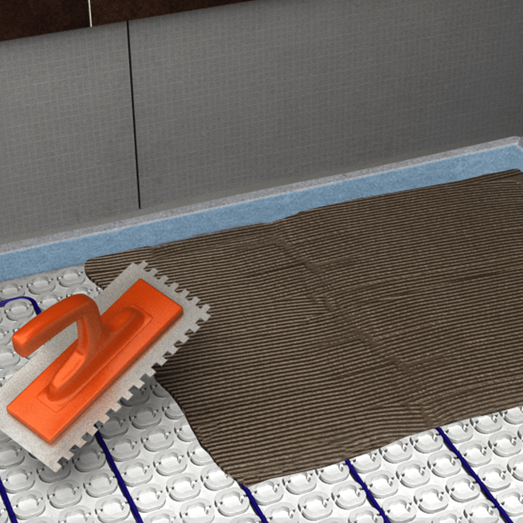 Laticrete - Strata Heat Membrane de désolidarisation 31" x 39" (8.6 pi²) || 0179-1082-H - Ceramed