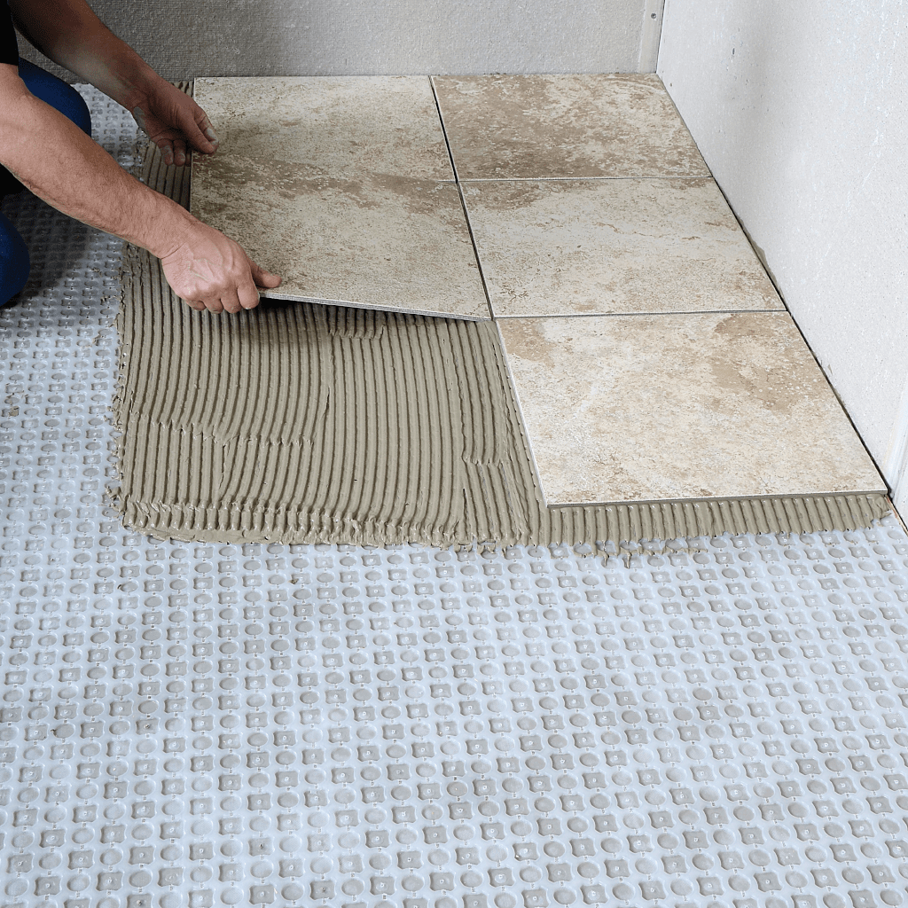 Laticrete - STRATA_MAT - Membrane de découplage haute performance - 10 feuilles x 0,9 m² (10 pi²) ||0177-1010-2 - Ceramed