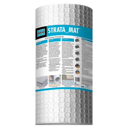 Laticrete - Membrane de désolidarisation Strata-Mat en rouleau 45" x 40'- 3 mm (150 pi²)
