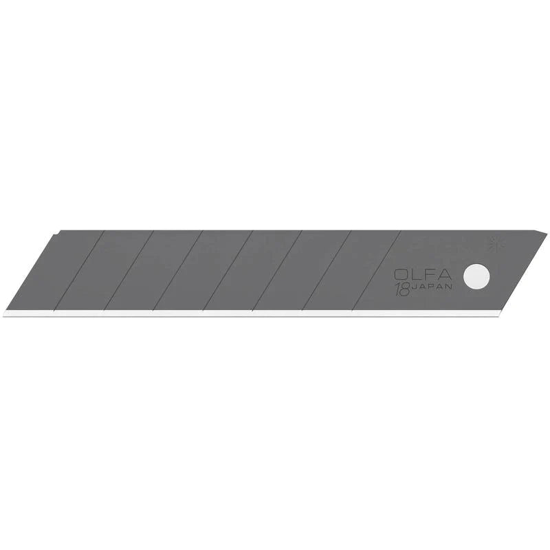Olfa - Lame sécable et robuste Noir 18 mm (paquet de 10)