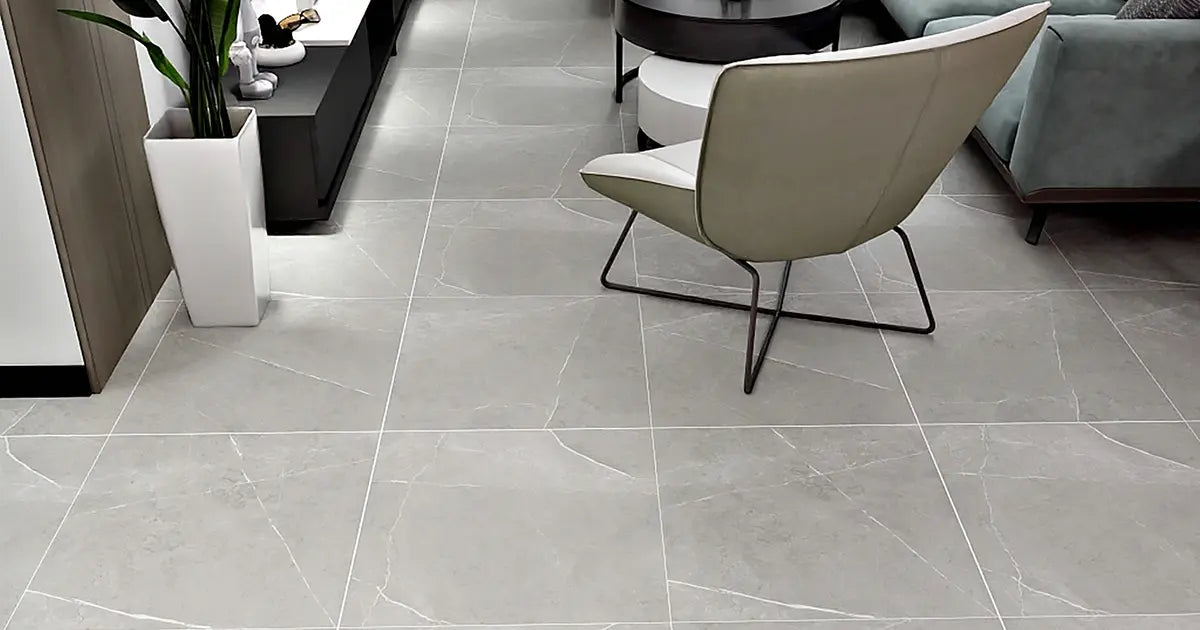 Centura - LEIVA - Ceramic Tile - DARK GREY MATTE 24 in x 24 in x 9 mm