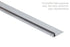 M-D PRO - Bande de finition en aluminium sans punaises avec base pré-perforée, Finition d'usinage - 3/8" x 12'