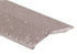 M-D PRO - Barre biseautée en aluminium argent martelé 1" x 12'