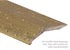 M-D PRO - Barre biseautée en aluminium #CVG Coventry Gold 1" x 12'