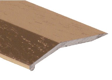 M-D PRO - Barre biseautée en aluminium économique bronze foncé martelé 1-1/2" x 12'