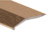 M-D PRO - Barre biseautée en aluminium économique bronze foncé martelé 1-1/2" x 12'