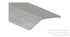 M-D PRO - Barre biseautée en aluminium économique #CVG Coventry Gold 1-1/2" x 12'