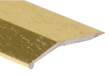 M-D PRO - Barre biseautée en aluminium économique or anodisé martelé 1-1/2" x 12'
