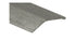 M-D PRO - Barre biseautée en aluminium économique titane martelé 1-1/2" x 12'