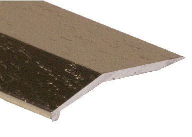 M-D PRO - Barre biseautée en aluminium résidentielle bronze antique martelé 1" x 12'