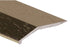 M-D PRO - Barre biseautée en aluminium résidentielle bronze antique martelé 1" x 12'