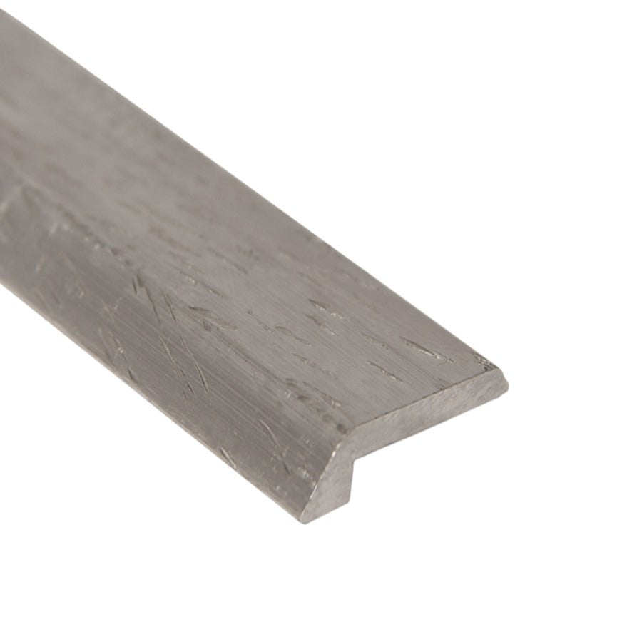 M-D PRO - Bordure de finition en aluminium pour carreaux, Argent martelé 1/10" x 12'