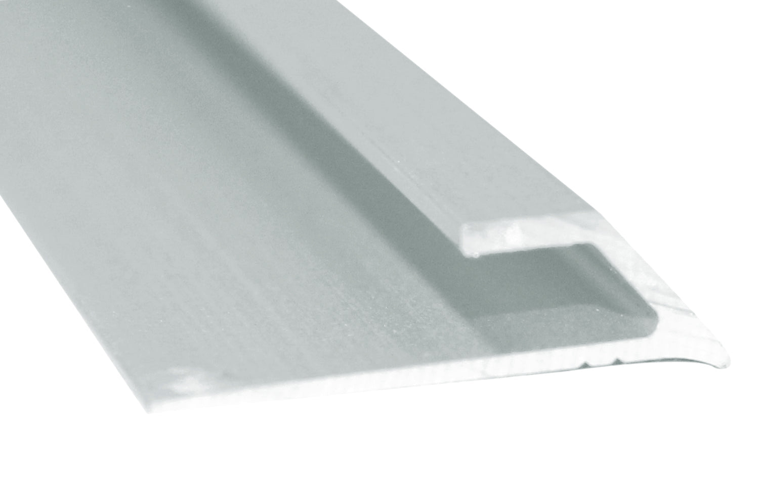 M-D PRO - Bordure de finition en aluminium pour revêtement de sol résilient Clair anodisé satiné 1/8" x 12'