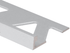 M-D PRO - Bordure de tuile plate Titane satiné 3/8" x 8'