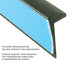 M-D PRO - Capuchon mural en vinyle #021 Platnium Grey 1/4" x 12'