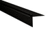 M-D PRO - Coin extérieur de nez de marche carré pour vinyl en aluminium enduit de poudre noir mat - 3/16" x 1" (25 mm) x 1-1/4" x 12'