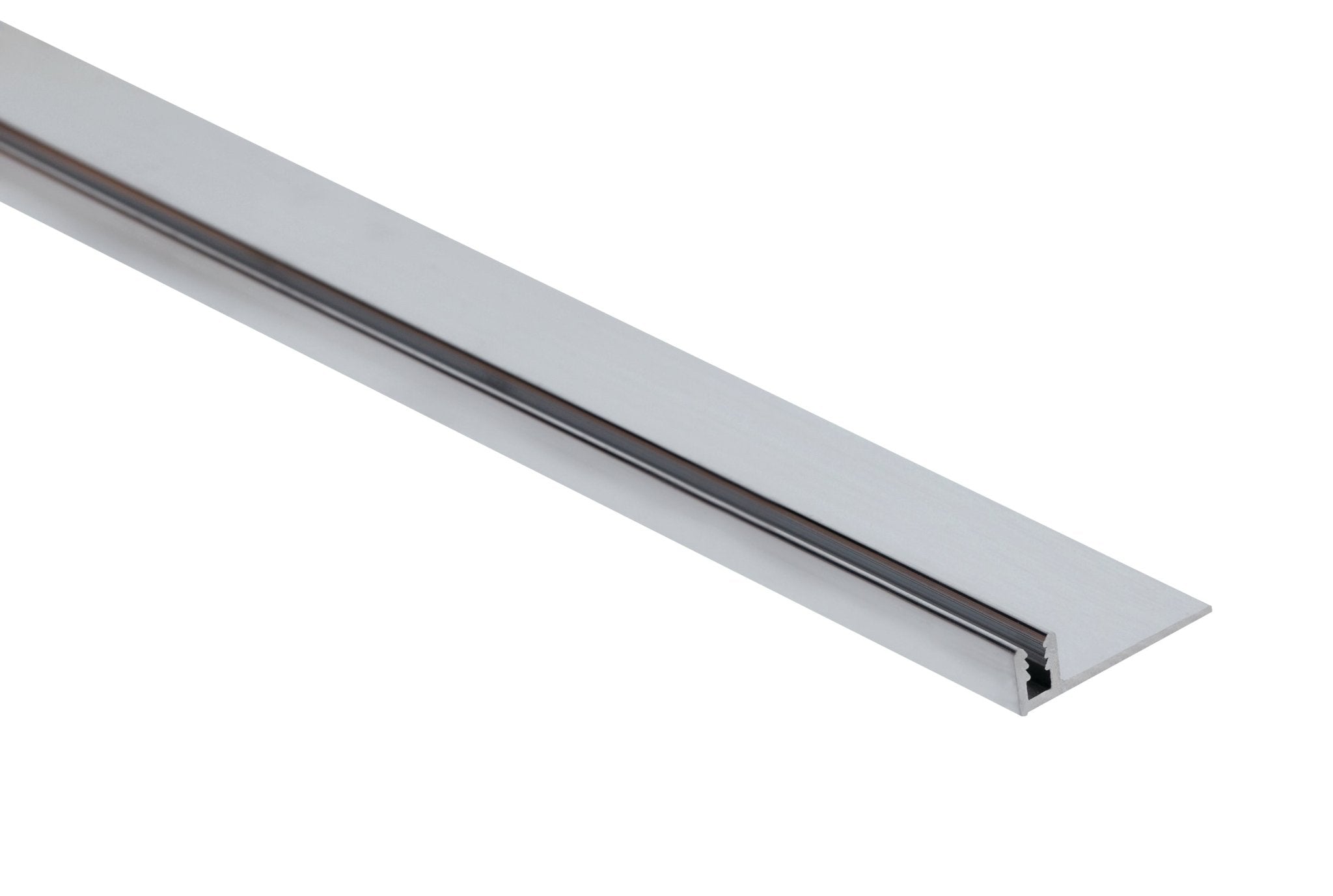 M-D PRO - Contour de finition en aluminium sans punaises, Finition d'usinage - 3/8" x 12'