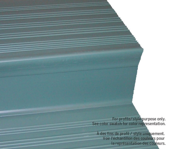 M-D PRO - Contremarche de vinyle, en rouleau #028 Medium Grey 7 1/2" x 60'