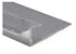 M-D PRO - Diviseur sans punaises en aluminium à usage commercial, Titane martelé - 5/16" x 3/4" x 12'