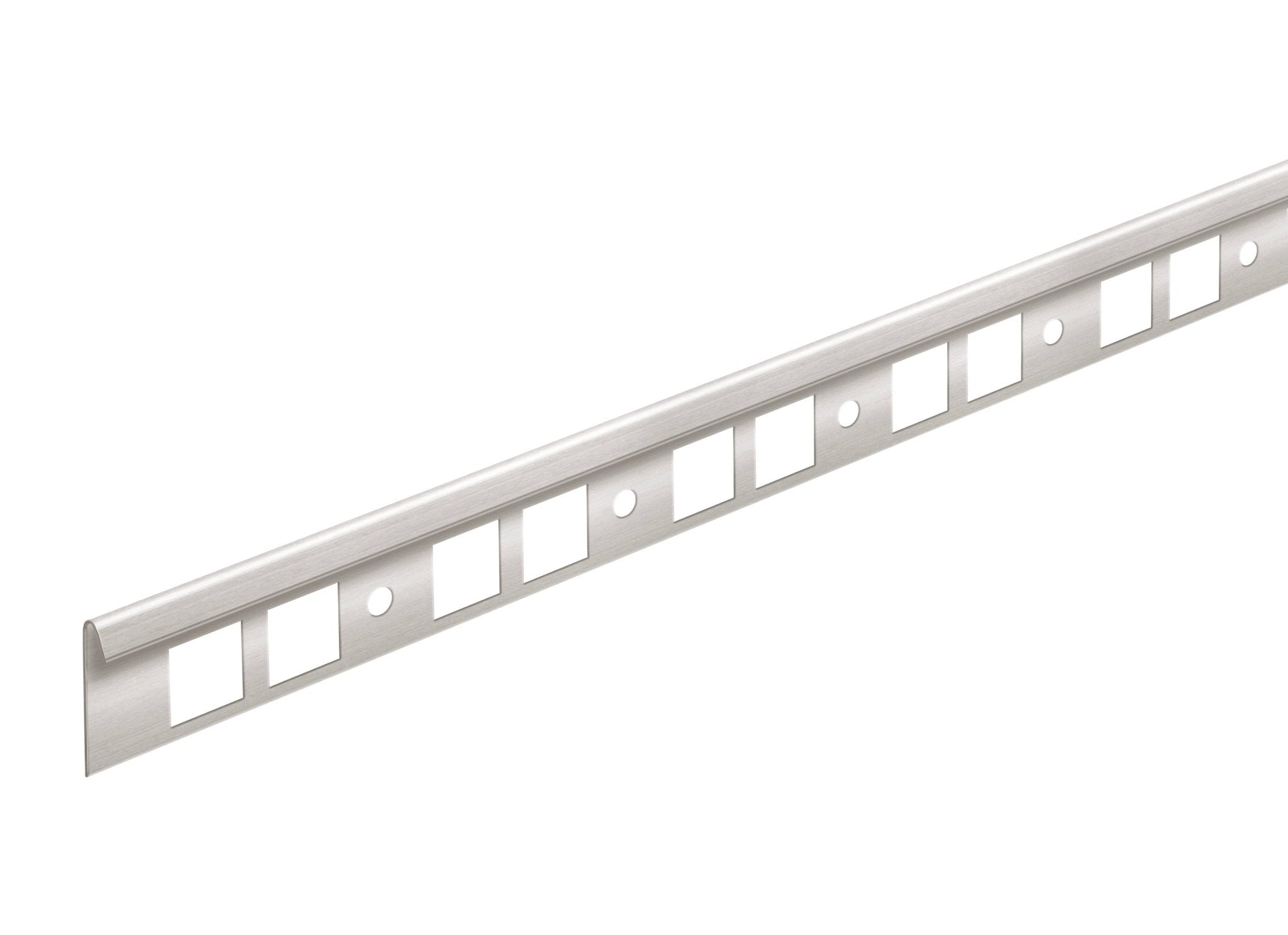 M-D PRO - Embout à gorge pour tapis en acier inoxydable 1/8" (3 mm) x 1-1/16" x 96"