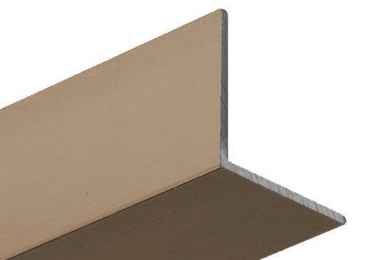 M-D PRO - Garde de coin en aluminium Titane satiné 1" x 12'