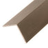 M-D PRO - Garde de coin en aluminium Titane satiné 1/2" x 12'