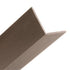 M-D PRO - Garde de coin en aluminium Titane satiné 3/4" x 12'