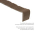 M-D PRO - Marche d'escalier en vinyle #047 Brown 12-1/4" x 4'