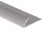 M-D PRO - Moulure à tapis en aluminium résidentiel sans punaises, #HSI Hammered Silver 1/2" x 12'