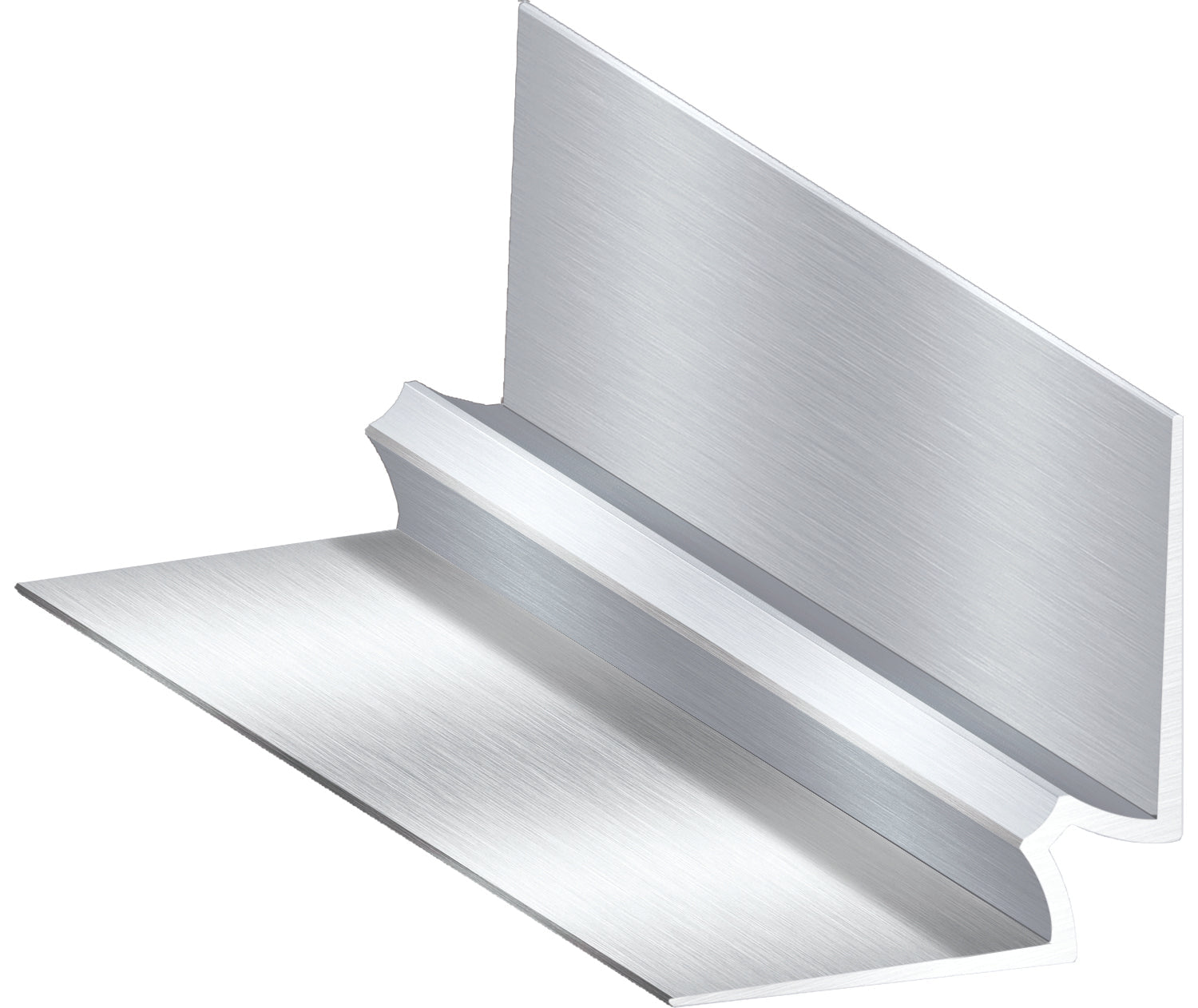 M-D PRO - Moulure concave en aluminium pour LVT/LVP, #SCA Satin Clear Anodized 1/8" x 12'