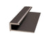 M-D PRO - Moulure d'aluminium en J pour LVT/LVP, Bronze antique satiné 13/64" x 12'
