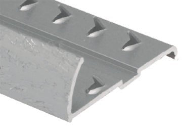 M-D PRO - Moulure en aluminium contour pour tapis résidentiel avec punaises Argent martelé 9/16" x 144"