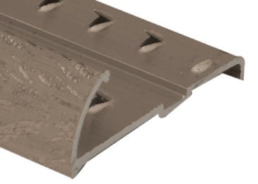 M-D PRO - Moulure robuste en aluminium pour tapis avec punaises, Titane martelé 5/8" x 12'
