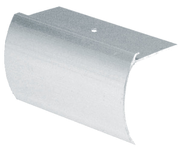 M-D PRO - Nez de marche à rainures en aluminium pour carreaux Clair anodisé satiné 1/8" x 5/8" x 12'