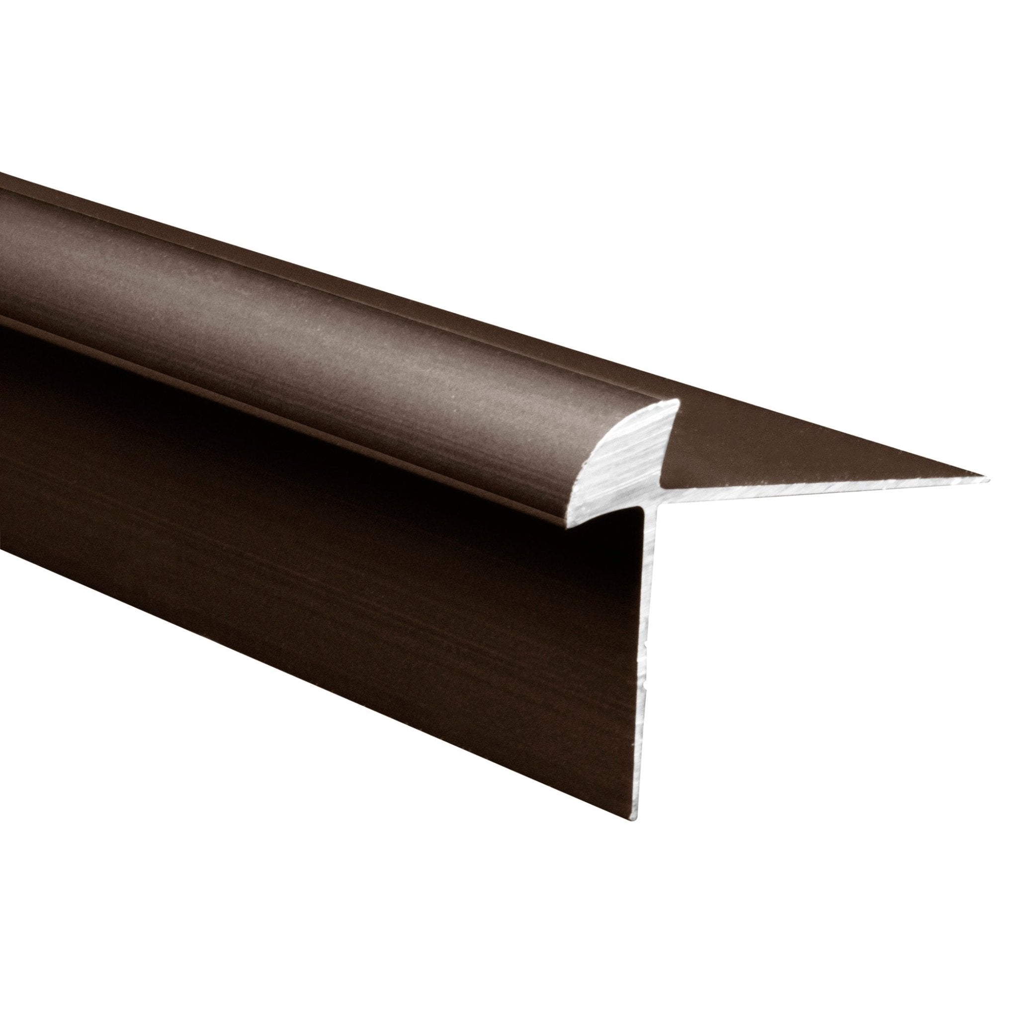 M-D PRO - Nez de marche en aluminium avec coin extérieur carré pour LVT, #SAB Satin Antique Bronze 15/64" x 9/32" x 12'